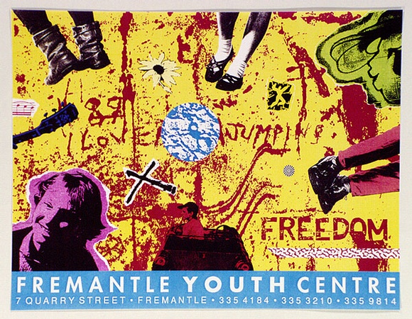 Artist: b'UNKNOWN' | Title: b'Fremantle Youth Centre' | Date: 1989 | Technique: b'printed in colour, from four colour process'