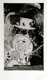 Artist: Burgess, Peter. | Title: not titled. | Date: 1988-91 | Technique: etching and aquatint, printed in black ink, from one plate
