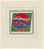 Artist: LEACH-JONES, Alun | Title: not titled | Date: 1966 | Technique: screenprint, printed in colour, from multiple stencils | Copyright: Courtesy of the artist