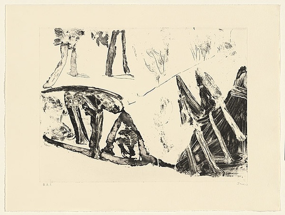 Artist: b'Murphey, Idris.' | Title: b'(Mutawintji suite 1-3)' | Date: 2002 | Technique: b'etching and open-bite, printed in black ink, from one plate'