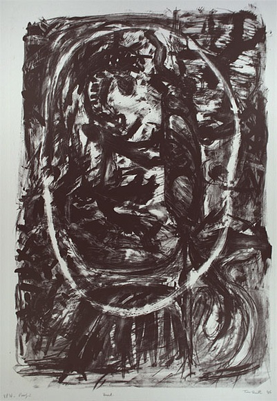 Artist: b'Smith, Tim.' | Title: b'Head' | Date: 1986 | Technique: b'lithograph, printed in black ink, from one stone'