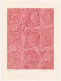 Artist: b'Lynch Napaltjarri, Valerie' | Title: b'Untitled (1).' | Date: 2007 | Technique: b'open-bite etching and aquatint with colour roll, printed in colour, from two plates'