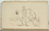 Artist: b'Carmichael, John.' | Title: b'The Master of the Fitz Roy Hunt.' | Date: 1850 | Technique: b'engraving and etching, printed in black ink, from one copper plate'