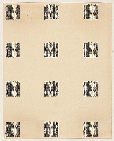 Title: b'Section B (Word situations) - 32 Possibilities: No. 24, 6(D)' | Date: (1970-71) | Technique: b'typewriter'