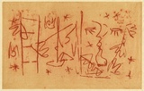Artist: Nolan, Sidney. | Title: not titled | Date: c.1940 | Technique: transfer drawing