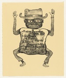Artist: Hay, Bill. | Title: (Frontispiece) | Date: 1992, April - May | Technique: lithograph, printed in black ink, from one stone; handcoloured