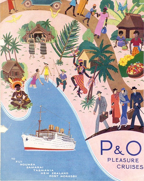 Artist: b'FEINT, Adrian' | Title: b'P & O Pleasure cruises.' | Date: 1927-1935 | Copyright: b'Courtesy the Estate of Adrian Feint'