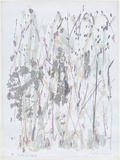 Artist: b'MEYER, Bill' | Title: b'Grey box treescape II' | Date: 1988 | Technique: b'screenprint, printed in five colours, from three stencils' | Copyright: b'\xc2\xa9 Bill Meyer'