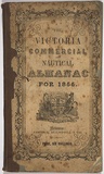 Title: [cover] The Victoria commercial and nautical almanac for 1855. | Date: 1855 | Technique: engraving, printed in black ink, from on plate
