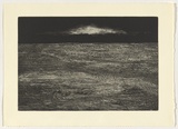 Artist: SELLBACH, Udo | Title: not titled [fine line sea] | Date: c.1993 | Technique: etching, printed in black ink, from one plate