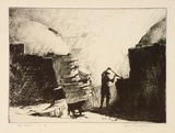 Artist: b'GOODCHILD, John' | Title: b'Tile Kilns' | Date: 1928 | Technique: b'drypoint, printed in black ink, from one plate'