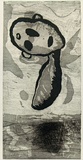 Artist: b'Uhlmann, Paul.' | Title: b'Real smoke from the mouths of men (middle)' | Date: 1987 | Technique: b'drypoint and etching, printed in black ink, from one plate'