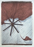 Artist: Cummins, Cathy. | Title: Between me and life | Date: 1984 | Technique: lithograph, printed in colour, from three stones