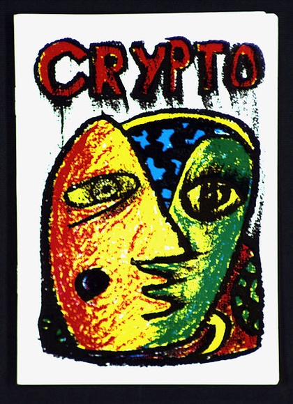Artist: b'VARIOUS ARTISTS' | Title: b'Crypto Graphic (Joined heads).' | Date: 1993 | Technique: b'offset-lithograph'