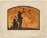Artist: THAKE, Eric | Title: Ung, a maker of pictures | Date: 1929 | Technique: linocut, printed in black ink, from one block