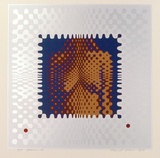Artist: b'ROSE, David' | Title: b'Game IV' | Date: 1970 | Technique: b'screenprint, printed in colour, from six stencils'
