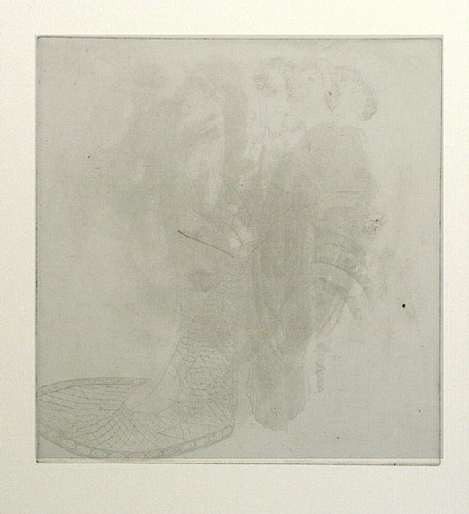 Artist: b'FEINT, Adrian' | Title: b'Circe.' | Technique: b'etching, printed in black ink, from one plate' | Copyright: b'Courtesy the Estate of Adrian Feint'