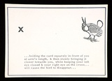 Artist: PEACOCK, Bob | Title: Vanishing bird, heath hen: a postcard from the portfolio Rare birds with sticky wings. | Date: (1976) | Technique: photocopy