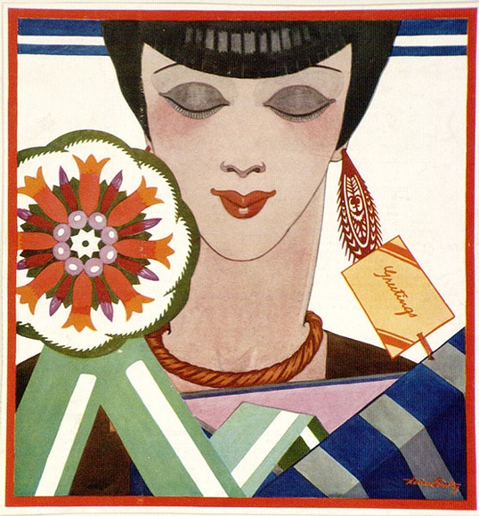 Artist: b'FEINT, Adrian' | Title: b'Greetings.' | Date: 1927-1935 | Copyright: b'Courtesy the Estate of Adrian Feint'