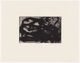 Artist: Harris, Jeffrey. | Title: Inclose | Date: 2000 | Technique: liftground etching and aquatint, printed in black ink, from one plate