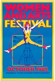 Artist: b'Parry, Deborah.' | Title: b'Women and Arts Festival, October 1982' | Date: 1982 | Technique: b'offset-lithograph, printed in colour, from multiple stones [or plates]'