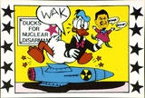 Title: Postcard: Ducks for nuclear disarmament. | Date: 1984 | Technique: screenprint, printed in colour, from multiple stencils