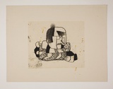 Artist: Hirschfeld Mack, Ludwig. | Title: not titled [Abstract composition of a male figure] | Date: (c.1922) | Technique: transfer print