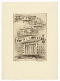 Artist: PLATT, Austin | Title: (Nock and Kirby buildings) | Date: 1949 | Technique: etching