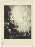 Artist: Dyson, Will. | Title: Hollywood: But surely Mr Shakespeare, you will admit two heads is better than one. | Date: c.1929 | Technique: etching, printed in black ink, from one plate
