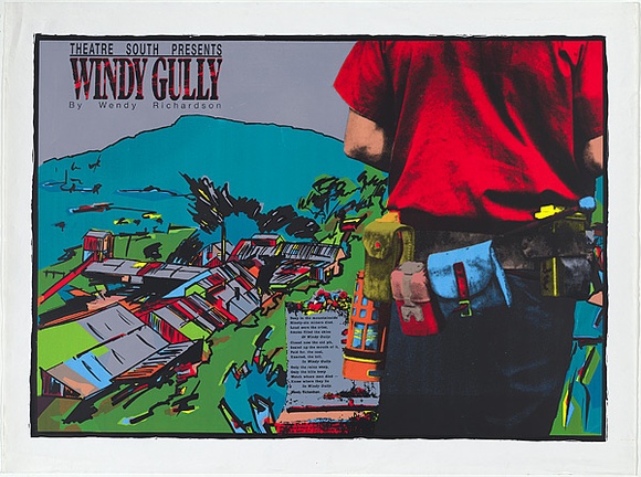 Title: b'Windy Gully' | Date: 1986 | Technique: b'screenprint, printed in colour, from eight stencils'