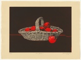 Artist: b'GRIFFITH, Pamela' | Title: b'Red apples' | Date: 1982 | Technique: b'hard ground, aquatint, burnishing, photo-transfer from Kodalith on two zinc' | Copyright: b'\xc2\xa9 Pamela Griffith'