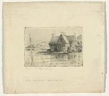 Artist: Rosenstengel, Paula. | Title: On Sydney Harbour | Date: c.1930 | Technique: etching, printed in black ink, from one plate