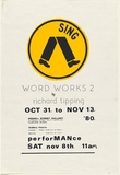 Artist: b'TIPPING, Richard' | Title: b'Word Works 2.' | Date: 1980