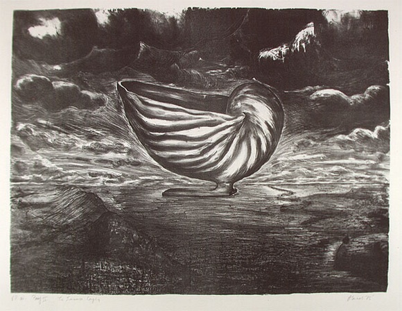 Artist: b'Connors, Anne.' | Title: b'The immense longing' | Date: 1985 | Technique: b'lithograph, printed in black ink, from one stone'