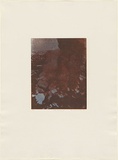 Artist: b'MADDOCK, Bea' | Title: b'Blue orange IV' | Date: 1976 | Technique: b'photo-etching, aquatint, etching and aquatint, printed in colour, from six plates'