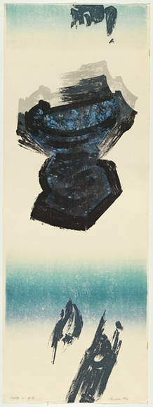 Artist: b'KING, Grahame' | Title: b'Motif III.' | Date: 1975 | Technique: b'lithograph, printed in colour, from multiple stones [or plates]'