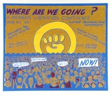 Artist: b'Fairskye, Merilyn.' | Title: b'Where are we going? A womens liberation conference June 9,10 1979.' | Date: 1979 | Technique: b'screenprint, printed in colour, from four stencils' | Copyright: b'\xc2\xa9 Merilyn Fairskye'