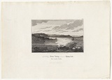Title: A view of Dawe's Battery at the entrance of Sydney Cove. New South Wales. | Date: 1817-1819 | Technique: engraving, printed in black ink, from one copper plate