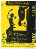Artist: Speirs, Andrew. | Title: May 1st Club [with] Larry & the Lorrikets [and the film] Me & Daphne Living Together | Date: 1980 | Technique: screenprint, printed in colour, from multiple stencils