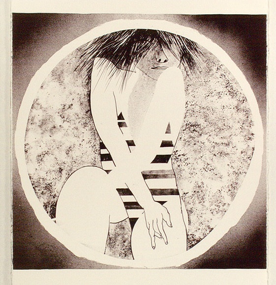 Artist: b'BALDESSIN, George' | Title: b'The bather I.' | Date: 1973 | Technique: b'lithograph, printed in brown ink, from one plate/stone'