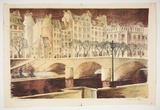 Artist: b'Courier, Jack.' | Title: b'Left Bank Paris.' | Technique: b'lithograph, printed in black ink, from one stone [or plate]'