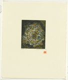 Artist: b'Thorpe, Lesbia.' | Title: b'Radius' | Date: 1990 | Technique: b'etching, printed in colour, from two plates'