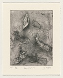 Artist: Weiss, Gali | Title: Conversations | Date: 1999, 27 October | Technique: etching, printed in black ink, from one plate