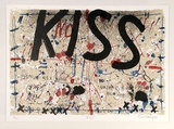 Artist: b'Hadley, Basil.' | Title: b'Kiss' | Date: 1979 | Technique: b'lithograph, printed in colour, from multiple stones [or plates]'