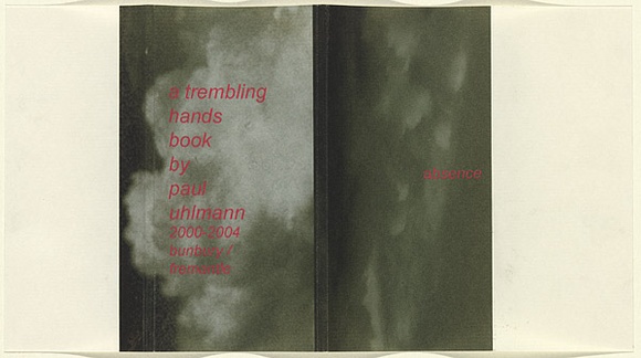 Title: b'Absence [cover]' | Date: 2000-2004 | Technique: b'digital print, printed in colour, from digital file'