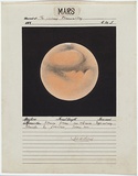 Artist: UNKNOWN ARTIST, | Title: Mars. | Date: September 1877 | Technique: photo-lithograph, printed in black ink, from one plate; hand-coloured