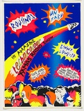 Artist: b'Radok, Stephanie.' | Title: b'The amazing technicolour XXMAS radio show 2XX' | Date: 1982 | Technique: b'screenprint, printed in colour, from four stencils' | Copyright: b'\xc2\xa9 Stephanie Radok'