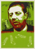 Artist: b'WORSTEAD, Paul' | Title: b'Mayor.' | Date: 1976 | Technique: b'screenprint, printed in colour, from three stencils in green, red, and black inks' | Copyright: b'This work appears on screen courtesy of the artist'