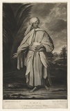 Title: b'Omai, a native of the island of Utietea' | Date: 1 September 1780 | Technique: b'mezzotint, printed in black ink, from one copper plate'