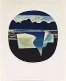 Title: b'Evening passage' | Date: 1983 | Technique: b'woodcut, printed in colour, from multiple blocks'